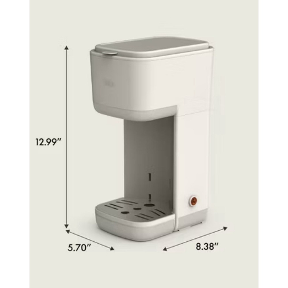 Bella Single Serve Coffee Maker (Size Your Way Size 6oz-14oz) Oatmilk Color- NEW - Picture 13 of 14
